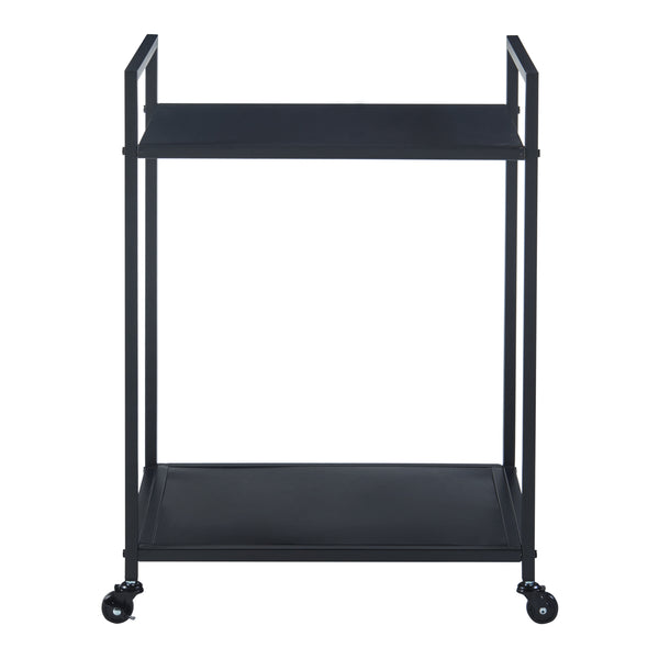 Carucior servire la masa Lesja 68,5x50x36cm metal negru [en.casa]