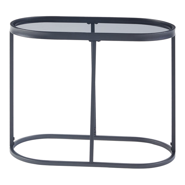 Masuta Luleå 55x27,5x45cm negru [en.casa]