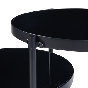 Masuta Mölndal 70x58x37cm negru [en.casa]