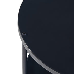Carucior servire la masa Munkedal 75x45 cm metal negru [en.casa]
