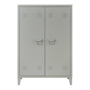 Dulap metalic Oripaa 110x75x33cm gri inchis [en.casa]
