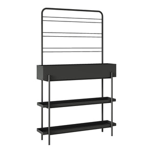 Suport plante Aalsmeer 154x96x24 cm metal negru [casa.pro]