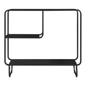 Masa consola Færder negru mat [en.casa]
