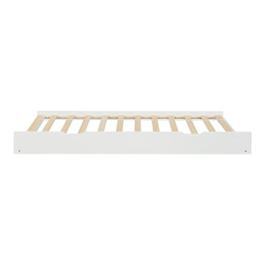 Pat mobil pe roti Ydre 197x94x22cm 120kg brad alb [en.casa]
