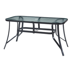 Set 7 componente mobilier gradina Aradeo negru [casa.pro]