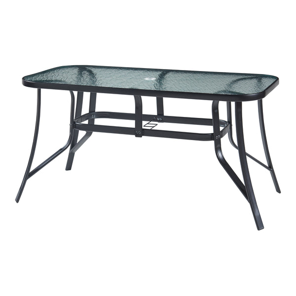 Set 7 componente mobilier gradina Aradeo negru [casa.pro]