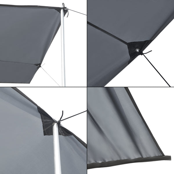 Copertina rulota Beuningen 400x240x235cm gri [pro.tec]