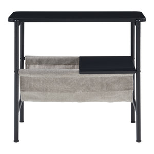Masuta Samnanger 60x28x53cm PAL negru gri [en.casa]