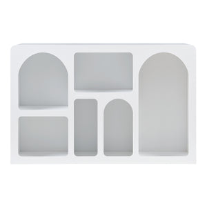 Comoda Vågå 110x30x70cm MDF alb [en.casa]