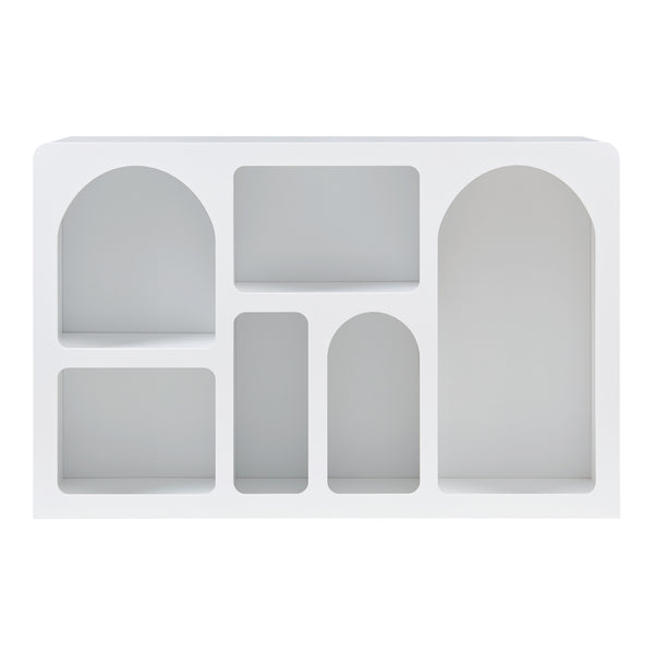 Comoda Vågå 110x30x70cm MDF alb [en.casa]