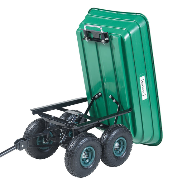 Carucior gradina inclinabil Corfinio 111x51cm 250kg otel verde [pro.tec]