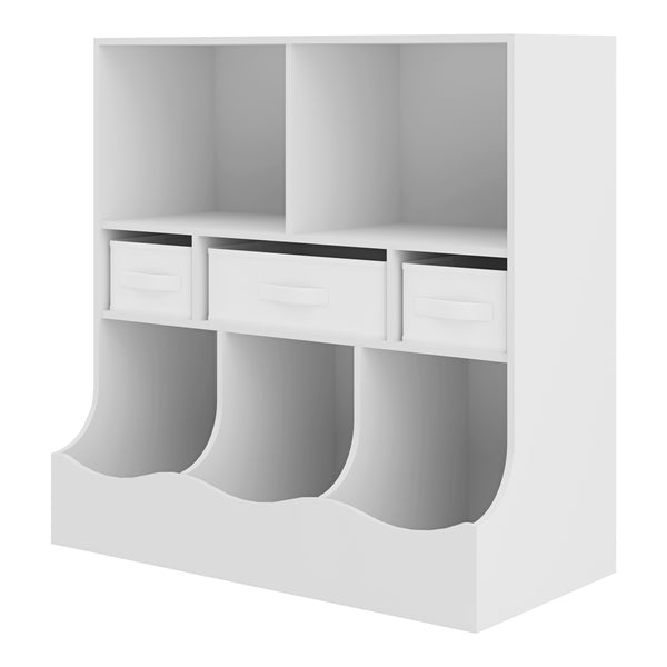 Raft pentru copii Vastesa 75x80x40cm alb [en.casa]
