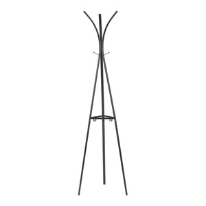 Cuier pom Vevelstad 181x52,5x52,5cm otel negru [en.casa]