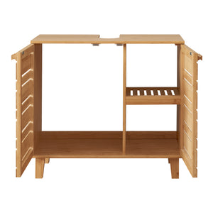 Dulap sub chiuveta Epind 60x66x30 cm bambus [en.casa]
