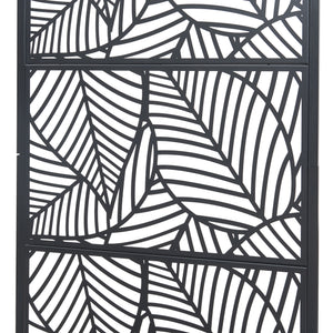 Paravan cu jardiniera flori Surnskoki 190x82x38 cm otel  [casa.pro]