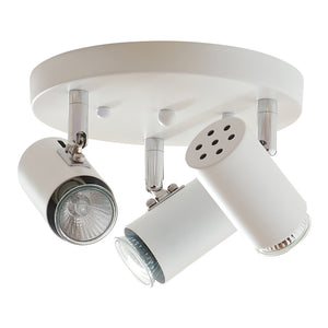 Lampa de plafon Bathgate 13 cm 3 x GU10 max 28W alb [lux.pro]