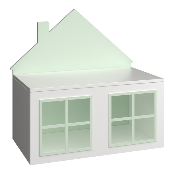 Lada jucarii Vipsali 56x60x33 cm verde menta/alb [en.casa]