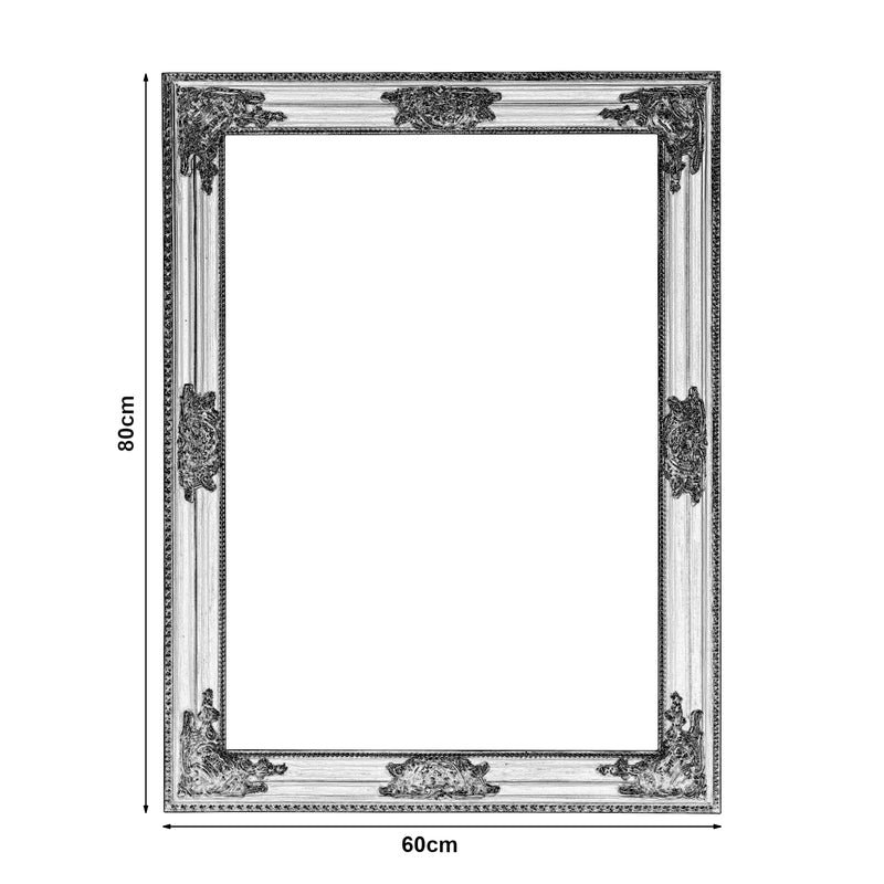 Schiță cotată Oglinda de perete Punkalaidun 80x60 cm auriu [en.casa]