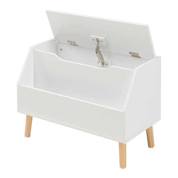 Lada jucarii Aavanrar 60x30x43 cm mdf alb [en.casa]