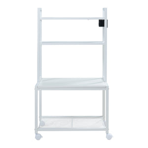Raft mobil imprimanta Svanaldsvipp 100x55x38 cm alb [en.casa]