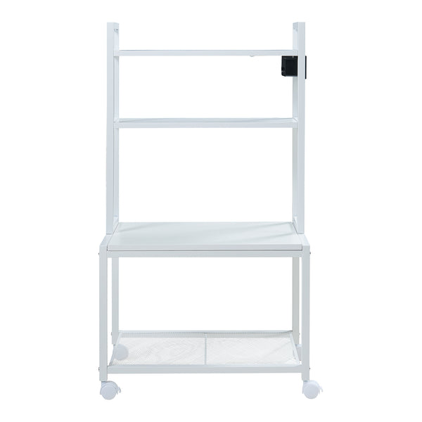 Raft mobil imprimanta Svanaldsvipp 100x55x38 cm alb [en.casa]