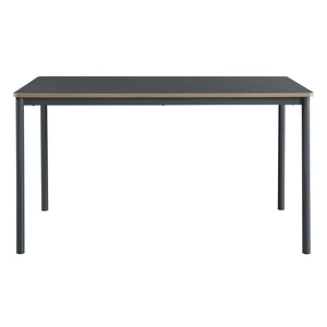 Set masa si 4 scaun Lindesberg 75x140x80 cm gri/gri inchis [en.casa]