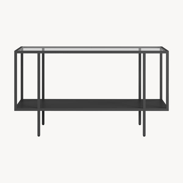 Masuta cafea Nynna 90x50x50 cm negru [en.casa]