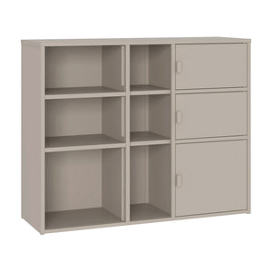 Dulap documente Kliri 81x100x32 cm otel camel [en.casa]
