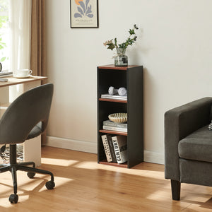 Raft ingust carti Tron 80x30x23 cm [en.casa] 
