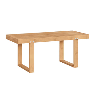 Banca hol Aarela 91x41x38 cm bambus [en.casa]
