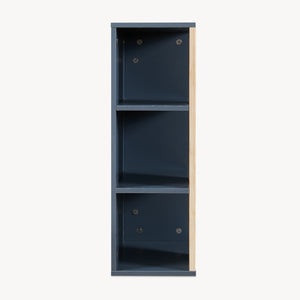 Dulap perete baie Svanes 60x30x20 cm gri inchis/natur [en.casa]