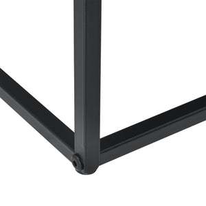 Masuta cafea Romelia 47 x 100 x 50 cm metal negru mat [en.casa]