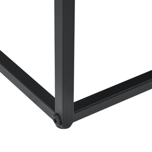 Masuta cafea Romelia 47 x 100 x 50 cm metal negru mat [en.casa]