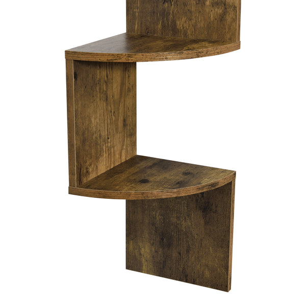 Raft decor de colt HTRW-8279 zig-zag montabil perete  [en.casa]