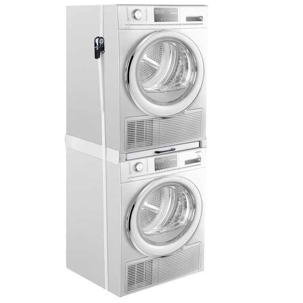 Cadru universal suprapunere uscator/masina de spalat rufe ABOI-5600 alb [en.casa]
