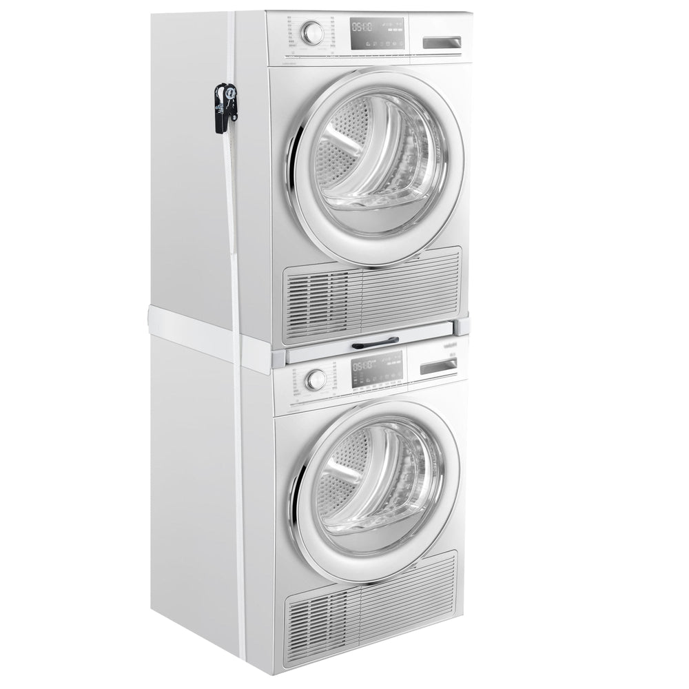 Cadru universal suprapunere uscator/masina de spalat rufe ABOI-5600 alb [en.casa]