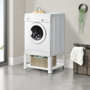 Suport masina de spalat AAWR-8011 otel/alb 63 x 54 x 31 cm [en.casa]