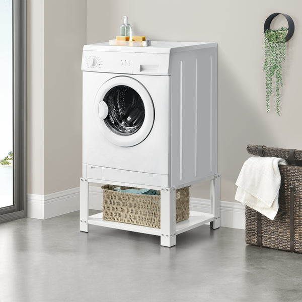 Suport masina de spalat AAWR-8011 otel/alb 63 x 54 x 31 cm [en.casa]