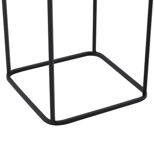 Suport plante Mettet 2 bucati masuri diferite metal negru/auriu  [en.casa]