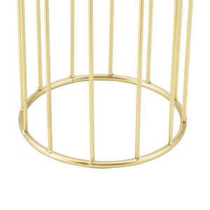 Suport plante Mortsel 2 bucati metal negru/auriu masuri diferite [en.casa]