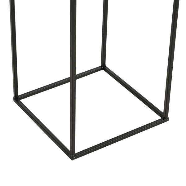 Suport flori Juprelle 2 bucati masuri diferite metal negru/auriu [en.casa]