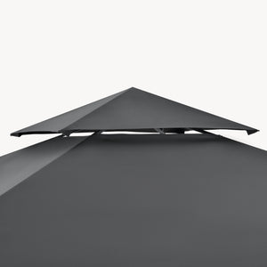 Pavilion pentru gratar BBQ Parga 250 x 241 x 151 cm gri inchis [en.casa]