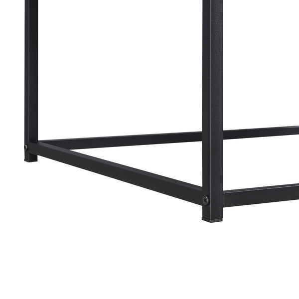 Masuta cafea Esbjerg 45 x 100 x 55 cm efect lemn nuanta inchisa [en.casa] 