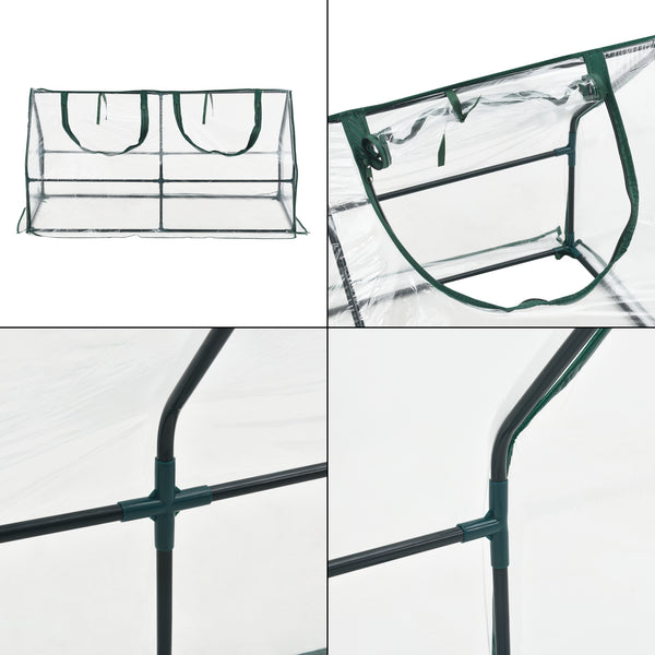 Solar gradina Laubach 120 x 60 x 60 cm folie PVC [en.casa]