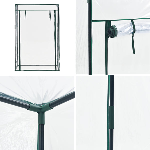 Sera gradina Terzigno 100 x 50 x 150 cm folie-PVC [en.casa]