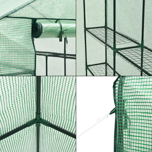 Solar gradina Vale 120 x 170 x 194 cm folie PE verde [en.casa]