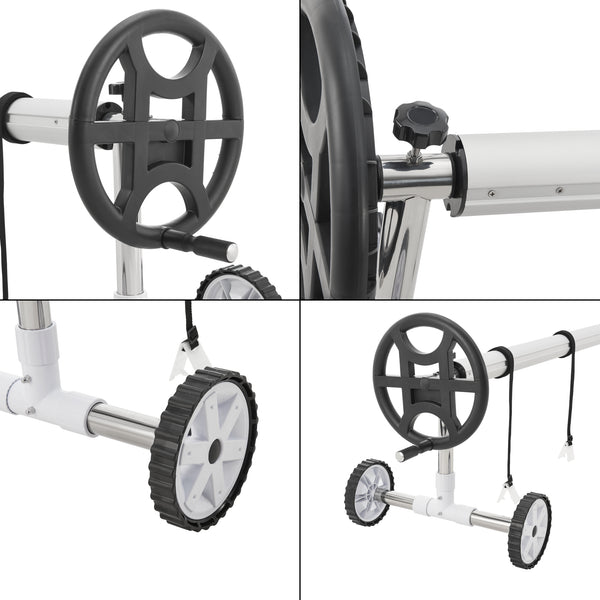 Derulator prelata piscina Amorgo 630 cm [en.casa]