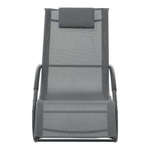 Scaun balansoar gradina Tarent 150 Kg gri inchis [en.casa]