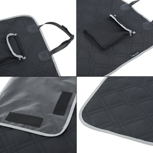 Husa auto protectie transport caini Wolverhampton 185 x 171 cm poliester negru [en.casa]