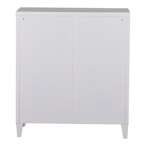 Dulap metalic Oripaa 90 x 80 x 33 cm otel alb [en.casa]
